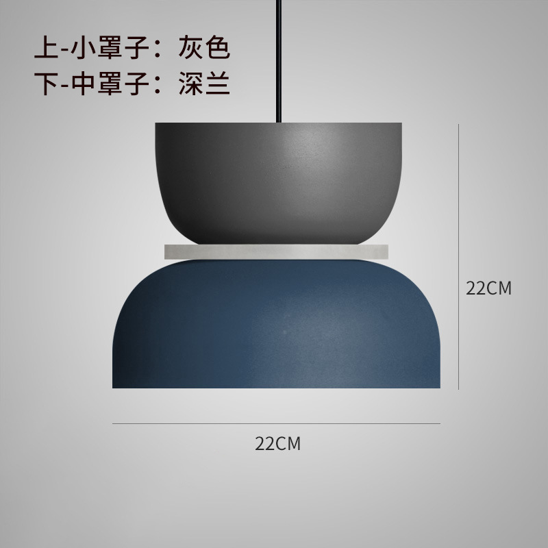 Picture of Source Cross-Border Direct Sales Simple Nordic Restaurant Lamp High-End Living Room Chandelier Macaron Acrylic Chandelier