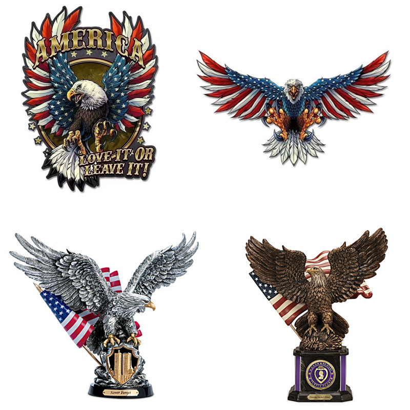 Amazon Cross Border Independence Day Eagle Logo Wall Stickers Window Glass Decorative pvc Sticker 20x 30cm Sticker