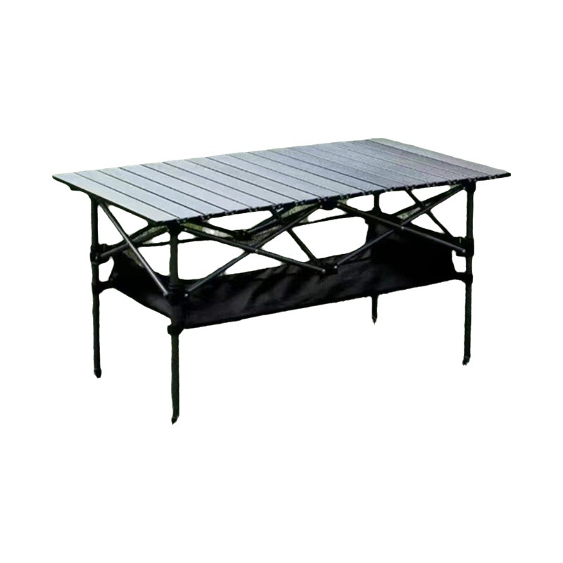 Picture of Outdoor Folding Table Portable Free Lifting Adjustable Picnic Stall Table Outdoor Camping Folding Table Lifting Table