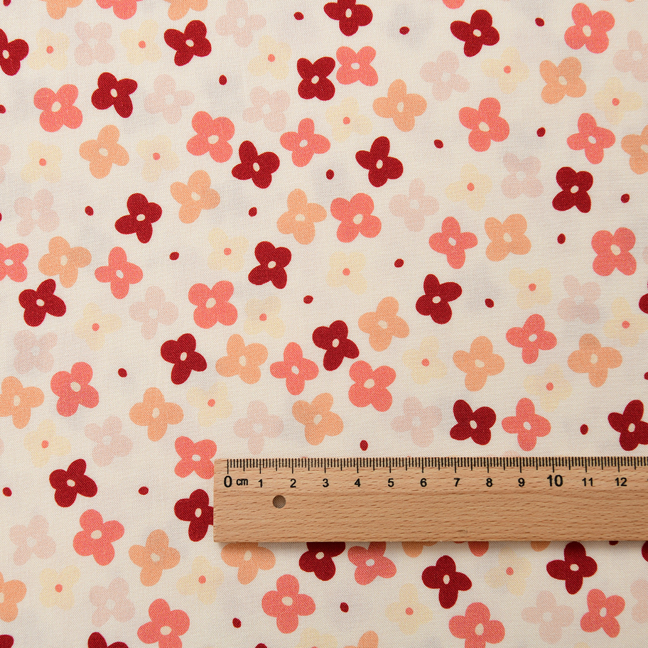 Picture of 20 Pieces of Artificial Cotton Fabric Floral Plant Handmade Clothing Dress Summer Cool Quilt Cotton Silk Cotton Silk Fabric