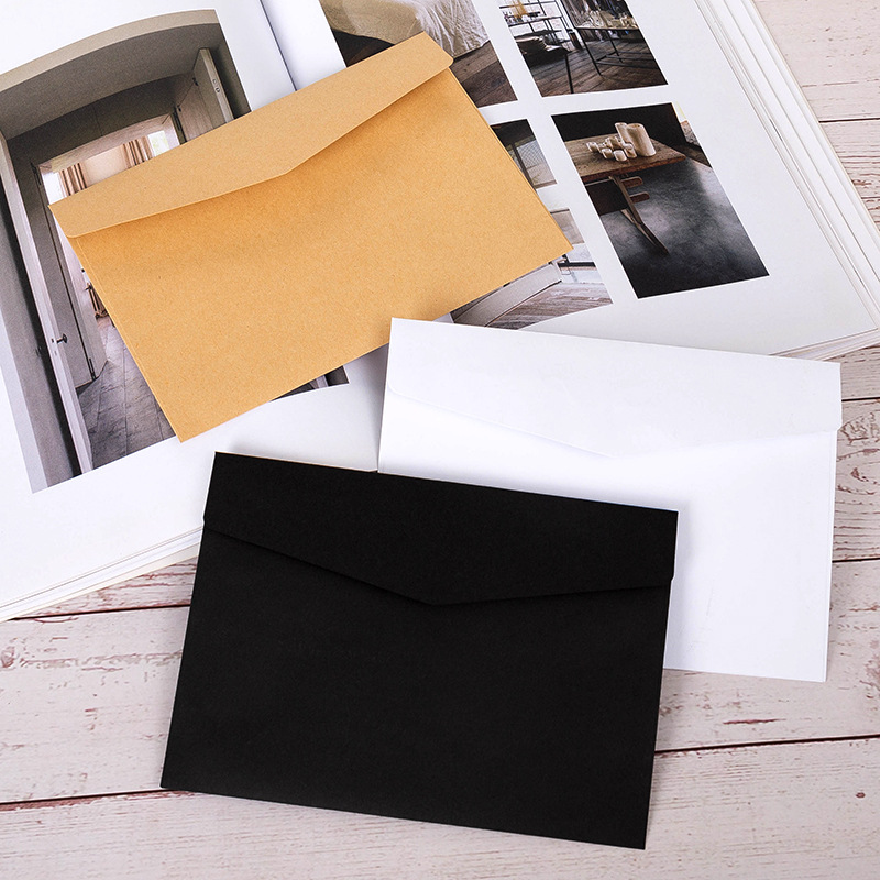 Picture of Cross-border B6 envelope invitation greeting card creative business western-style blank kraft paper white sulfate paper envelope manufacturers