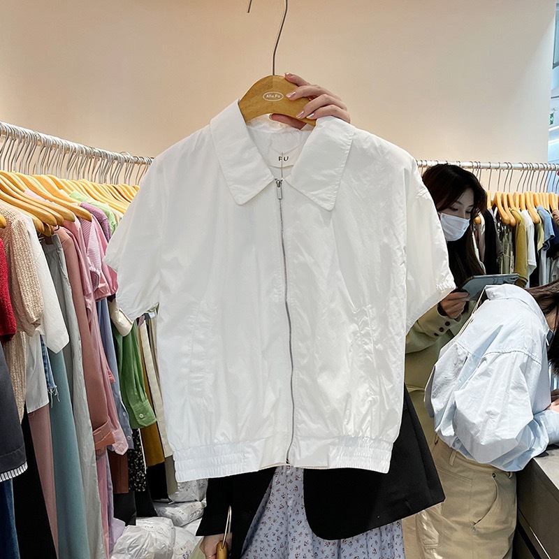 Picture of Design Sense Niche Chic Loose Workwear Short Coat Women's Spring and Summer Fashion All-match Casual Elegant Short Top
