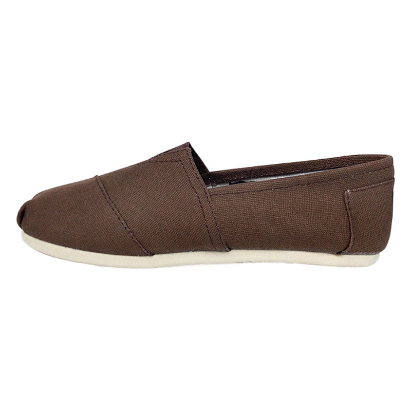 Foreign Trade Tom Thomas Casual Canvas Shoes Slip-on Lazy Shoes Happy Mary Hemp Bottom Flat Shallow Mouth Single Shoes