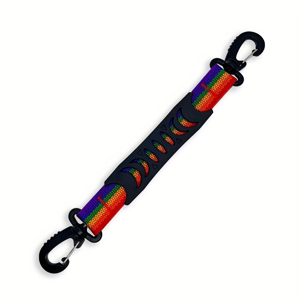 Picture of 6 color roller skates portable handle Amazon roller skates carry strap ski shoes portable strap shopping webbing handle
