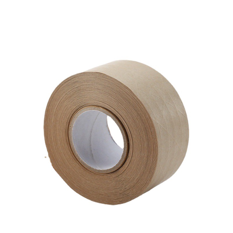 Clamp Wet Water Brown Kraft Paper Tape Can Be Written and Easy to Tear Sealing Tape Biodegradable Environmentally Friendly Tape Whole Box