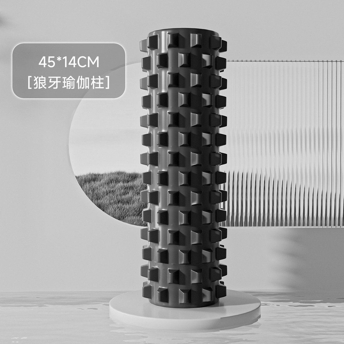 Picture of Foam shaft roller mace yoga supplies foam shaft muscle relaxation roller shaft stovepipe massage shaft yoga column