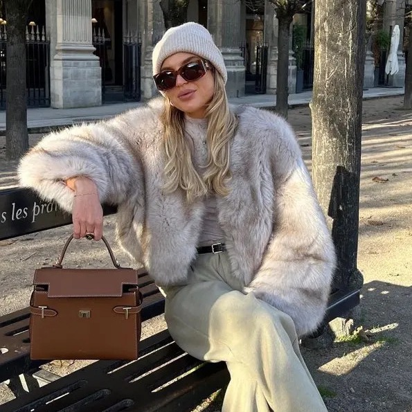 Picture of AliExpress Fur Coat Short Tokas Fur Women's Casual European and American Style Street Style Fox Fur Women's Clothing