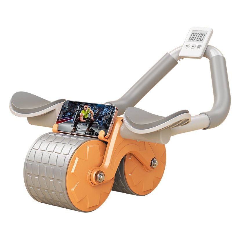 Weihua elbow support abdominal wheel home automatic rebound abdominal muscle wheel fitness equipment belly rolling machine tank wheel belly contracting artifact
