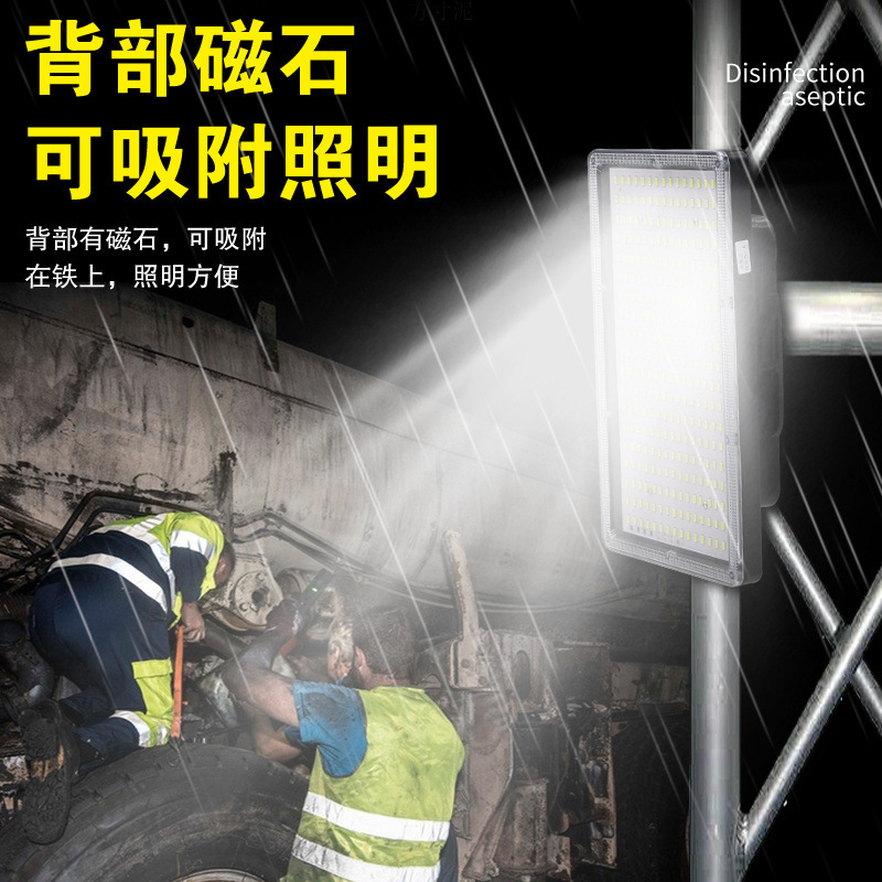 Picture of New night market stall LED lights rechargeable mobile outdoor lighting strong light bracket power outage emergency camping lights