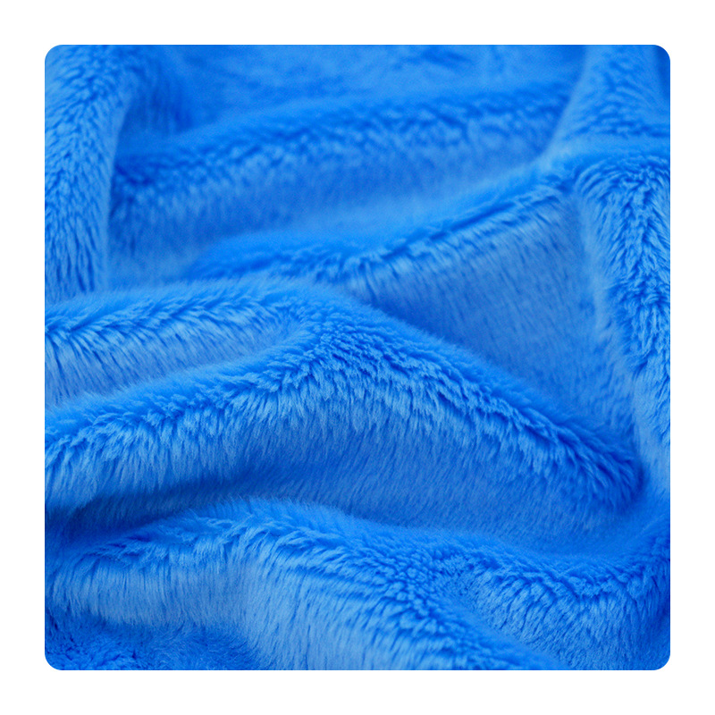Picture of Spot 5mm Crystal Super Soft Crystal Velvet Short Plush Fabric Plush Toy Velvet Grs Recycled Fabric Wholesale
