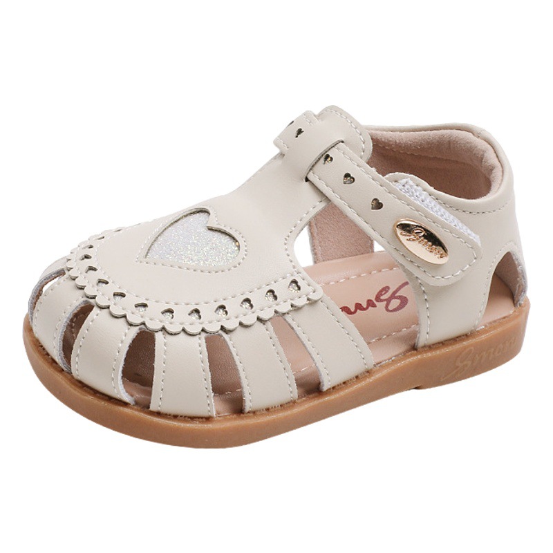 Girls Sandals 2025 Summer New Little Girls Princess Shoes Baby Shoes Soft Sole Toddler Baby Shoes Children's Shoes