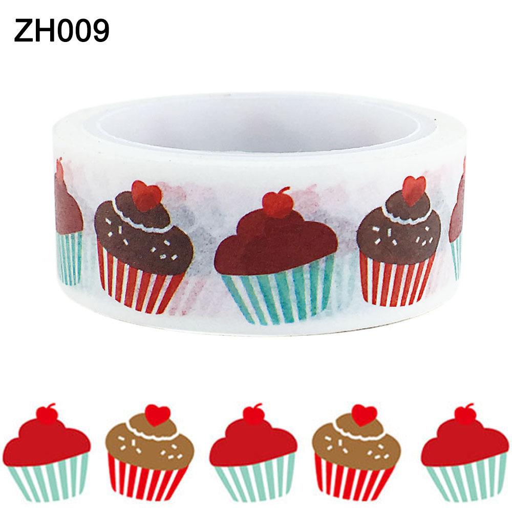 Picture of Manufacturers cross-border a generation of cartoon Christmas festival DIY decorative stationery color hand account stickers and paper tape