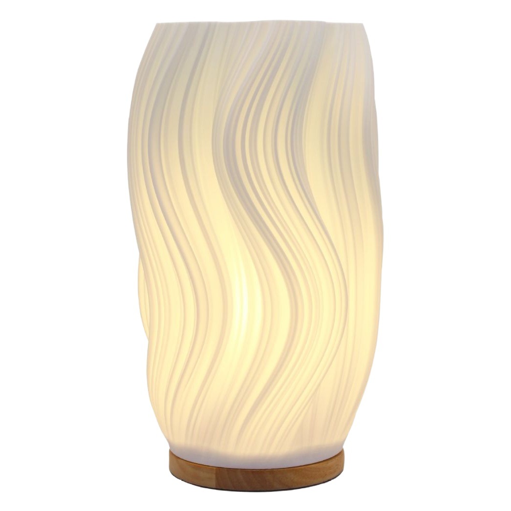 Cross-Border Nordic High-End Atmosphere Lamp 3D Decorative Rechargeable Table Lamp Bedroom Bedside Lamp Creative Art Flower Arrangement Ornament
