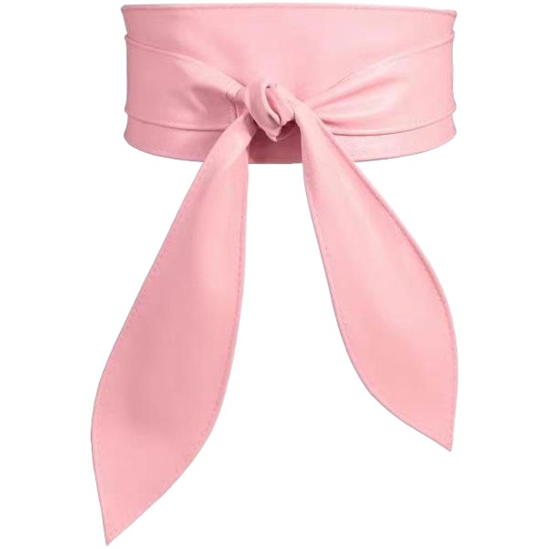 Cross-border Explosions French High-end Bow Antique Waist Seal Women's Retro Elegant All-match Waist Wide Belt Strap
