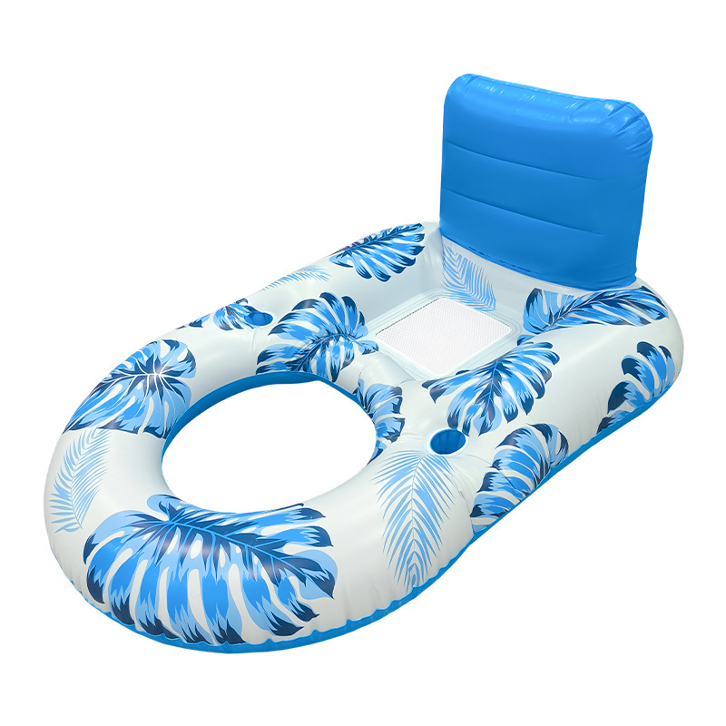 Picture of Cross-border Inflatable Water Backrest Recliner Creative Floating Row Swimming Ring Water Toy Water Inflatable Floating Bed Foldable