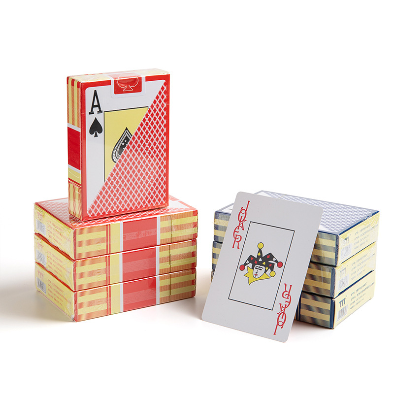 Picture of 777 Texas Hold'Em Special Poker Large Font 32 Silk New Material Pvc 56 Sheets of Cloth Mosquito Frosted Wide Plastic Playing Cards