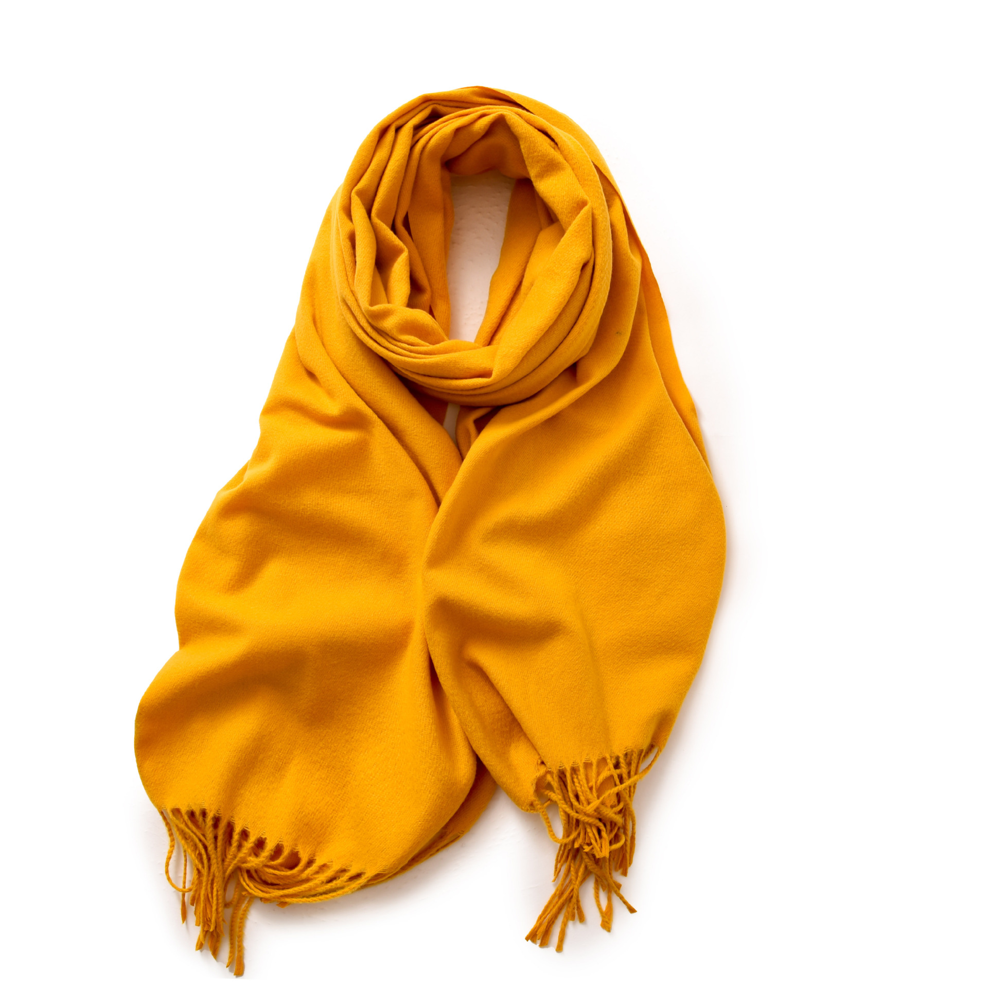 Picture of 2025 Red Scarf Women's Winter Cashmere Solid Color Scarf Shawl High-grade Warm Korean Style Tassel Scarf Men's All-match Scarf