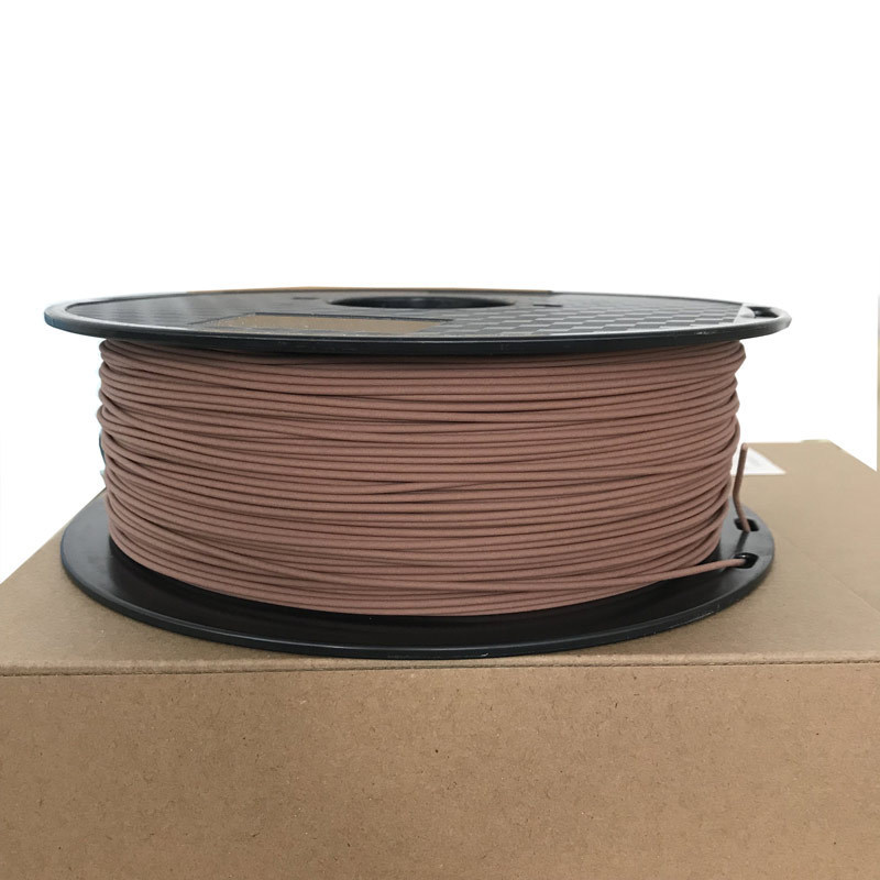 Picture of Sandalwood Redwood Walnut 3D Printer Consumables PLA Light Wood 1KG Consumables Ebony 1.75mm Deep Wood Color