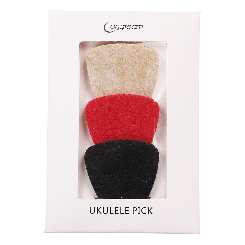 Wool felt ukulele pick rantin ukulele shrapnel ukulele playing picks soft pick accessories