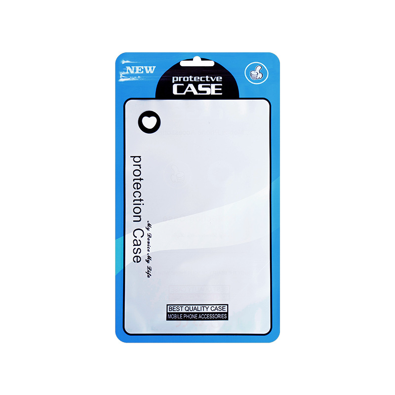 Picture of Neutral Mobile phone shell packaging bag 5.5-inch mobile phone shell color pearl bag case color printing translucent self-sealing bag