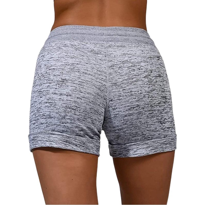 Foreign trade European and American women's leggings quick-drying shorts yoga pants sports hip fitness pants high waist stretch yoga pants