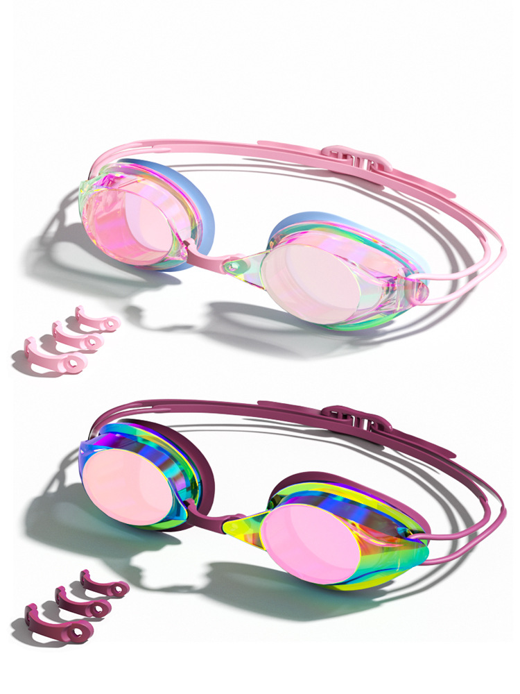 Swimming goggles adult HD waterproof anti-fog professional diving men's and women's swimming glasses equipment factory direct wholesale