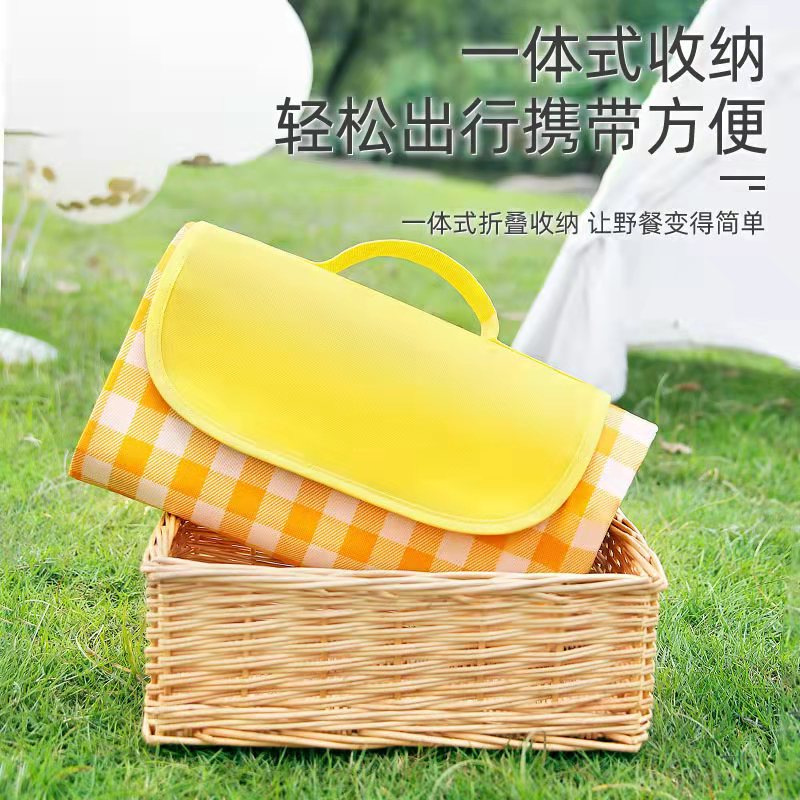 Picture of Picnic mat thickened with aluminum mold moisture-proof outdoor picnic camping beach tent waterproof lawn mat portable outing