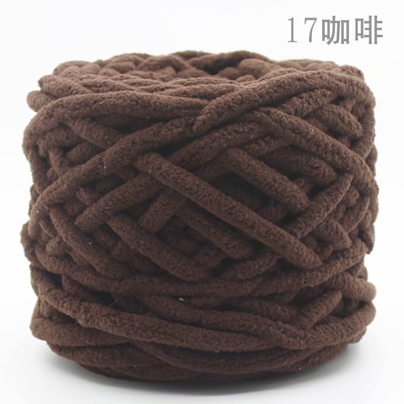 Picture of Ice Strip Yarn Single Strand Ice Strip Yarn Crochet Shoe Yarn Small Ice Strip Handmade Carpet Yarn Thick Yarn Scarf Yarn Ball