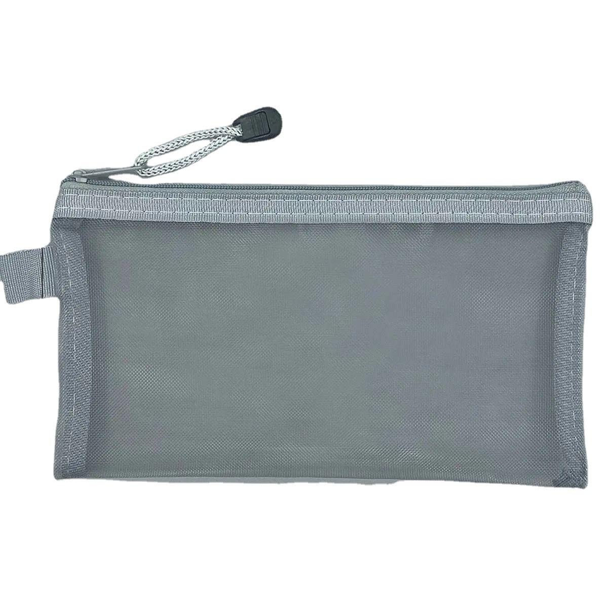 Picture of Transparent Mesh Pencil Bag Large Capacity Zipper Storage Bag Student Examination Portable Pencil Bag Stationery Bag Printable