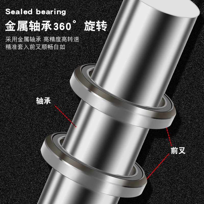 Picture of Bicycle Headset Set 44-5556 Tapered 42Mm52Mm Straight Tube Mountain Bike Front Bearing Front Fork Wrist Set