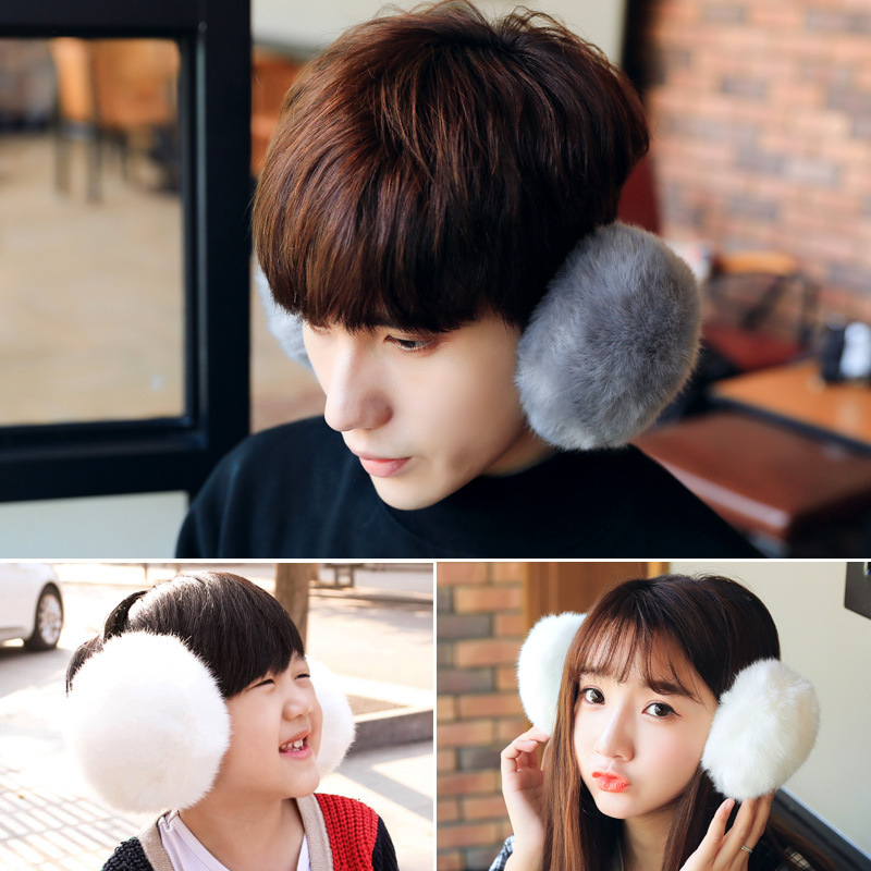 Picture of Winter after wearing earmuffs earmuffs women winter warm earmuffs winter earmuffs women's earmuffs men's earmuffs factory outlet