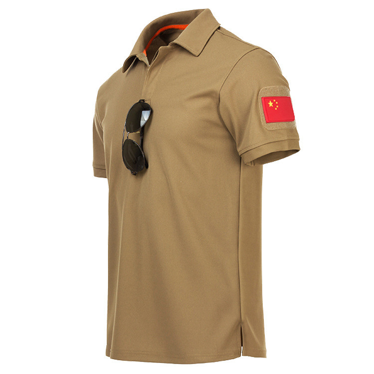 Picture of Quick-Drying T-Shirt Men's Lapel Sports Summer Style Wolf Warrior Tactical Short-Sleeved Quick-Drying Clothing Special Forces T-Shirt Men's Breathable Trendy