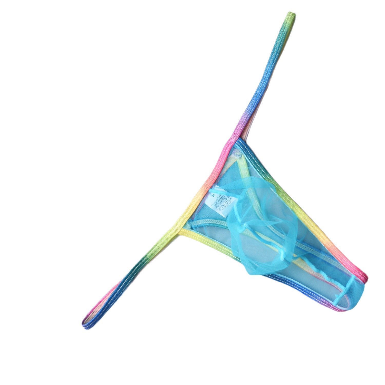 Picture of Passion Peng Bai men's thong men's sexy low waist transparent bag man show temptation men's high elastic underwear B901