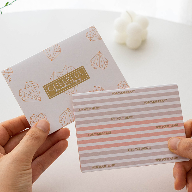 Picture of Senyu Leaf Children's Birthday Gift with Envelope Greeting Card Couple ins Style Holiday Blessing Thanks Mini Card