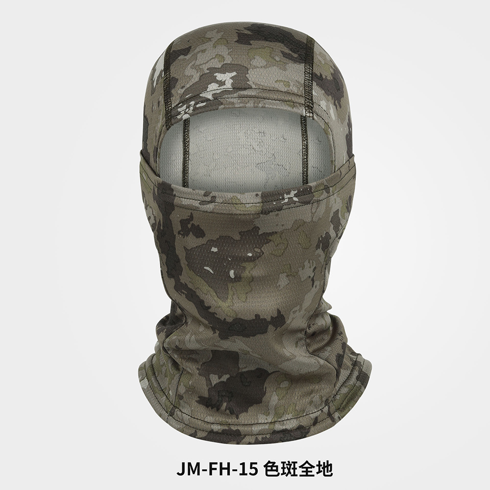 Picture of Outdoor Sports Dust-proof Sunscreen Riding Headgear Motorcycle Helmet Mask Summer Camouflage Balaclava Hat