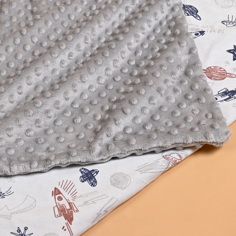 Picture of Beanie Blanket Type a Pure Cotton Infant and Toddler Blanket Kidsren's Beanie Quilt Air Conditioning Nap Blanket Constant Temperature Double-Sided