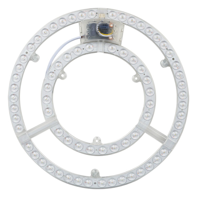 LED light source single circle double circle three circle round lens module Wick indoor household living room bedroom ceiling lamp