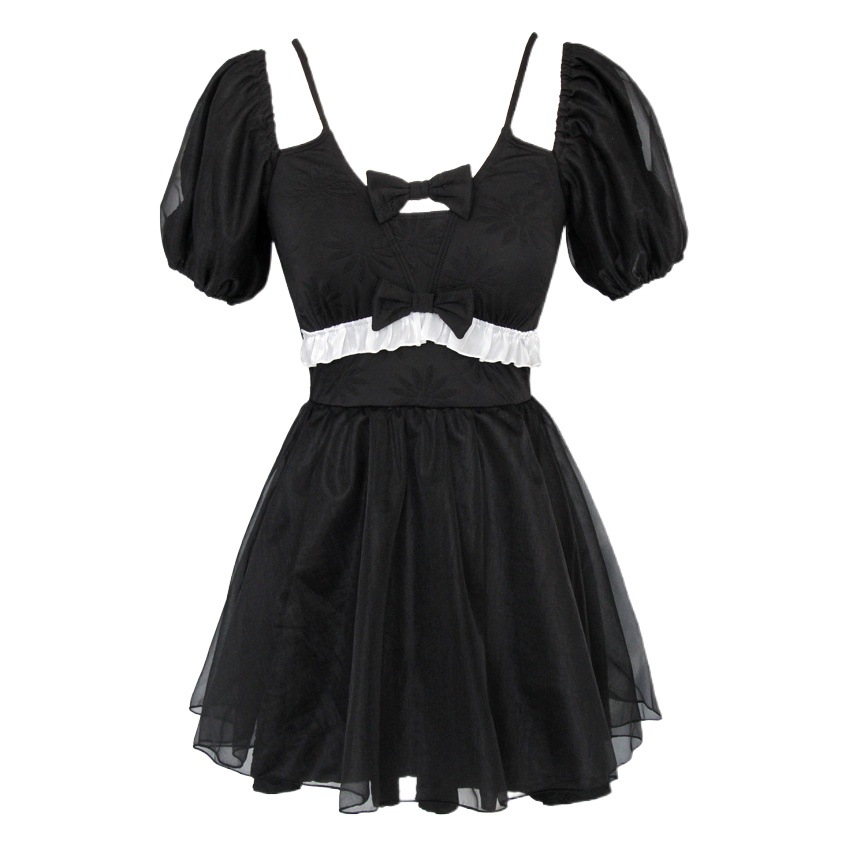 2023 new swimsuit women's one-piece skirt fairy belly-covered slim sexy South Korea ins style hot spring swimsuit
