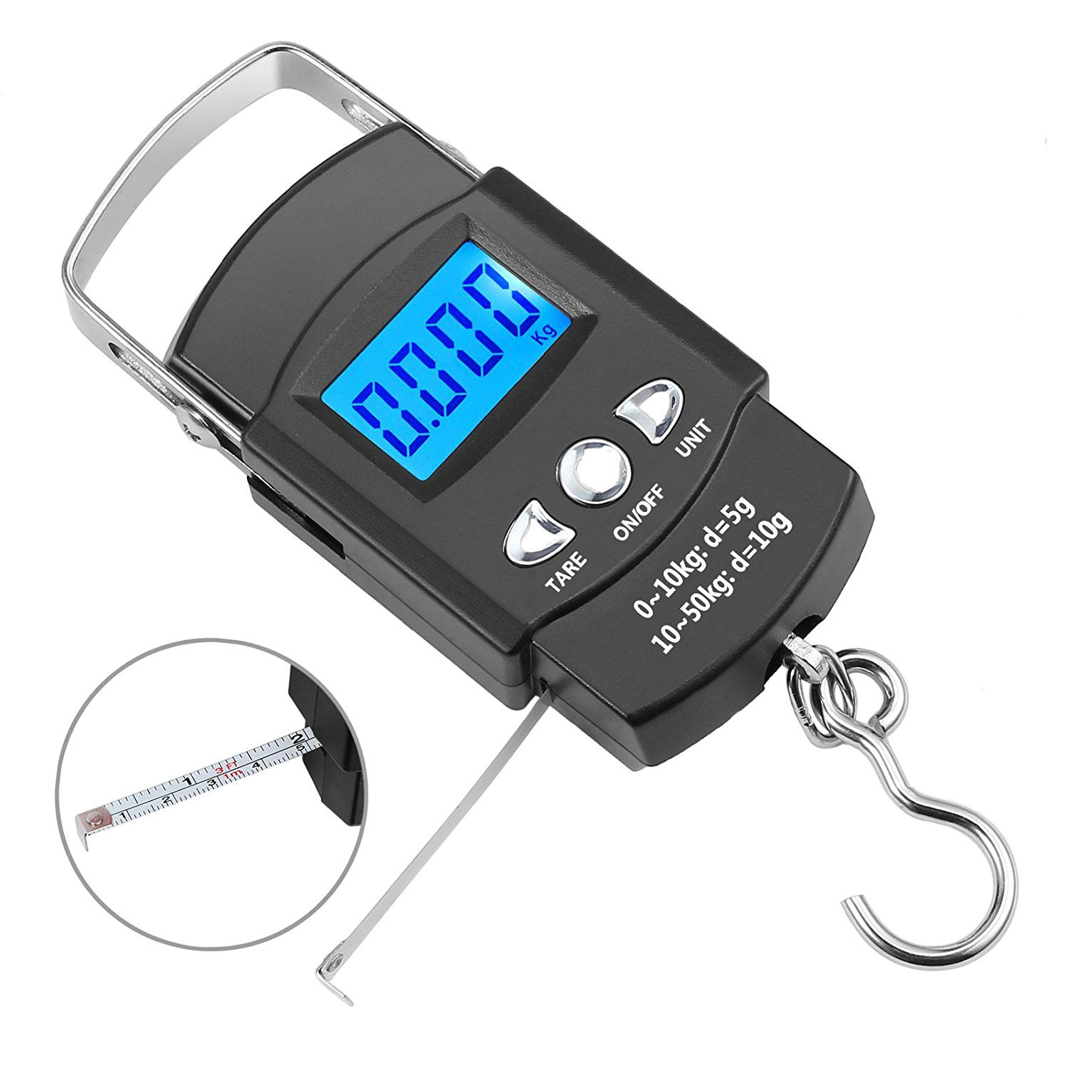 Picture of Manufacturers with tape measure portable electronic scale portable express fishing electronic scale cross-border good spk En