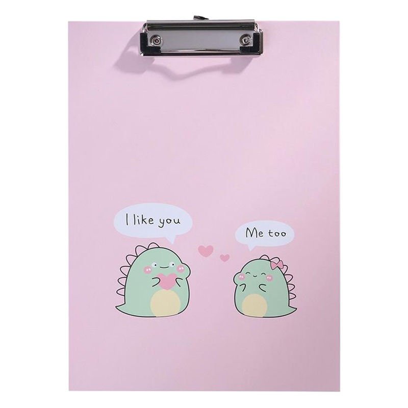 Cute cartoon A4 plywood office stationery folder writing pad thickened multifunctional paper folder wholesale