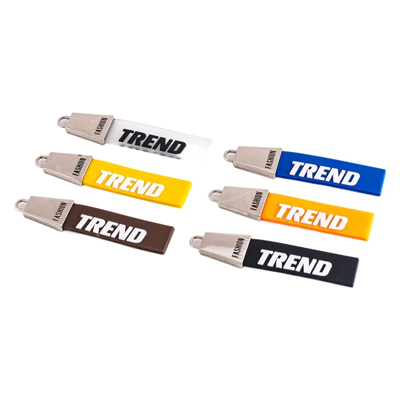 Factory Wholesale Metal DIY Clothing Zipper Head Jeans Pull Pad Hanging Decorative Bag Zipper Decorative Portable Pendant