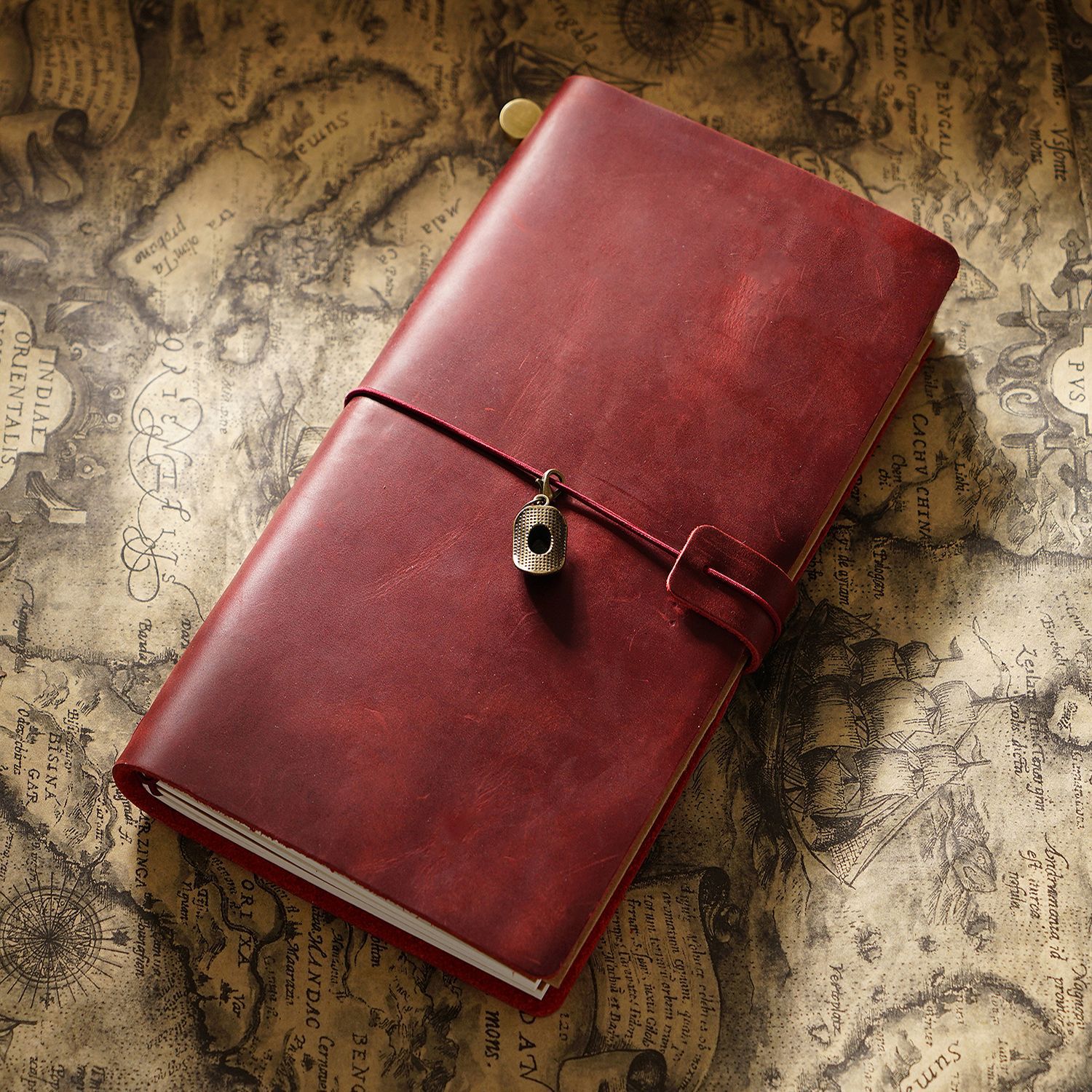 Picture of Travel Notebook Notebook Cowhide Genuine Leather Diary Retro Notepad Creative Record Tn Spot Wholesale