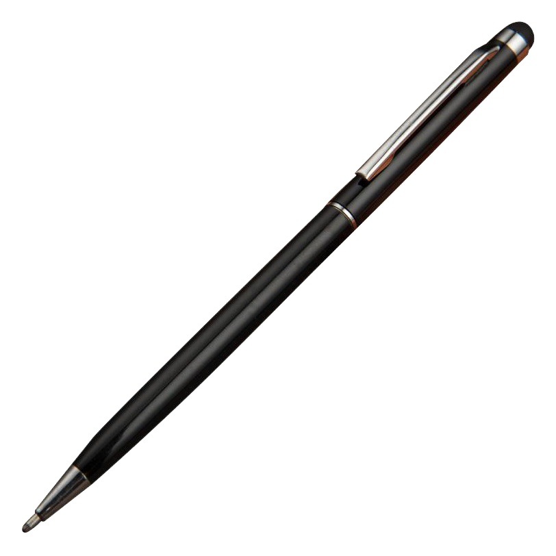 Factory wholesale multicolor metal rotating small toothpick touch screen ballpoint pen capacitance pen advertising gift pen printed LOGO