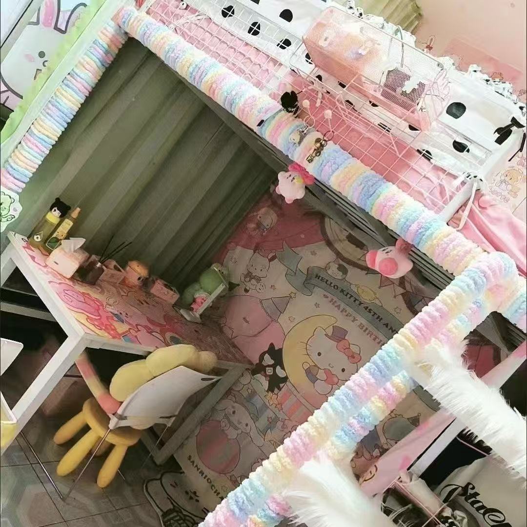 Bed frame edging cover, dormitory bed railing, renovation, protective upholstery staircase, footsteps, anti-artifact, bed rod to hide ugliness