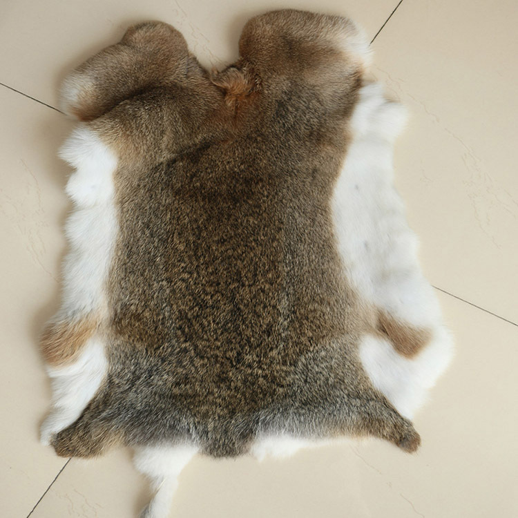 Picture of Extra Large Thick Old Rabbit Skin Rare Color Rabbit Skin Cushion Home Furnishings Decoration with Cooked Rabbit Skin Whole Piece