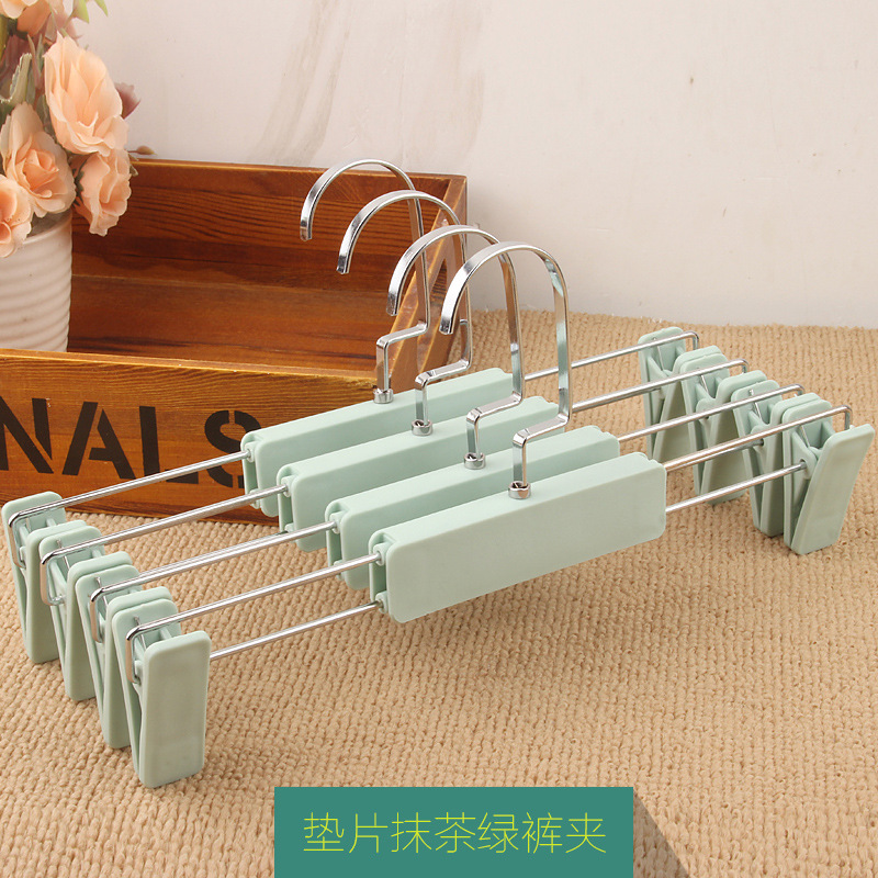 Picture of Non-slip plastic pants rack pants clip wholesale clothing store pants rack rotating hanger pants hanger clip skirt clip