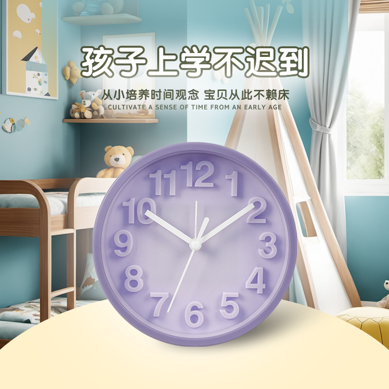 Desktop alarm clock for students and children bedside silent quartz clock desktop electronic clock for boys and girls alarm table clock