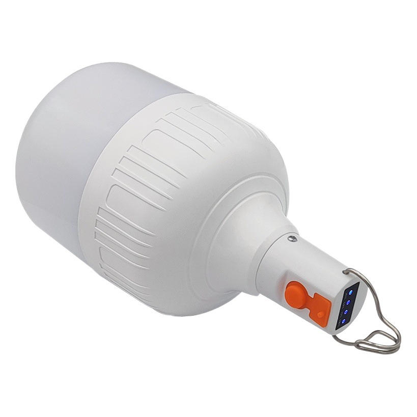Night market led household rechargeable light bulb highlight energy-saving emergency light bulb outdoor wireless night market stall light