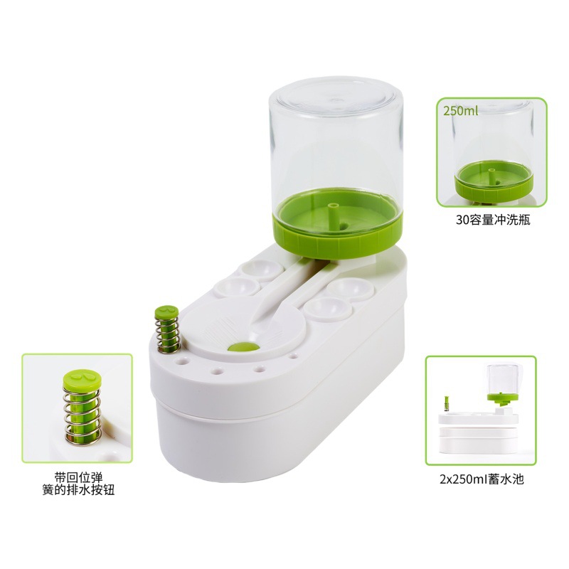 Brush Cleaner Brush Rinser Water Purification Circulation Scrubber Brush Brush Color Pen Washer