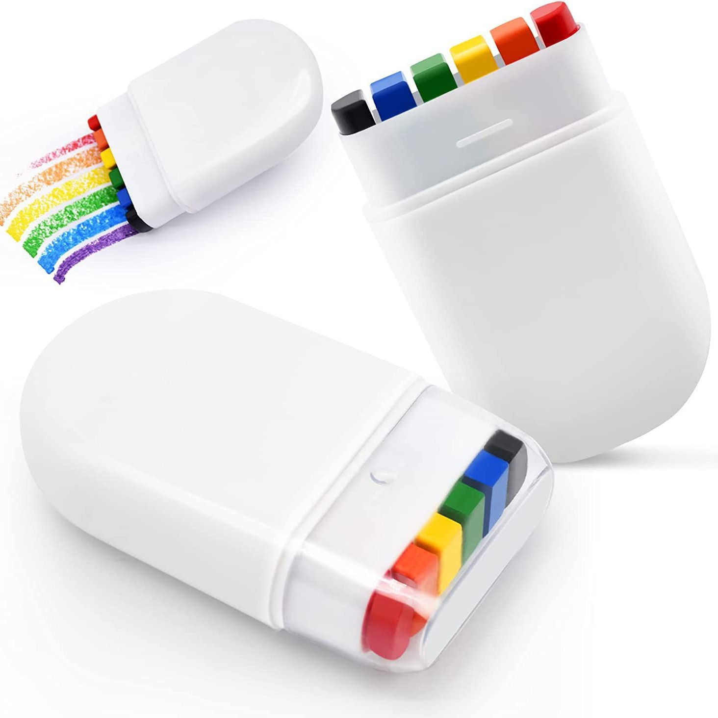 6-color rainbow world cup face color creative children's fun DIY face color own mold can be set and easy to color
